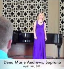 marie dena andrews soprano