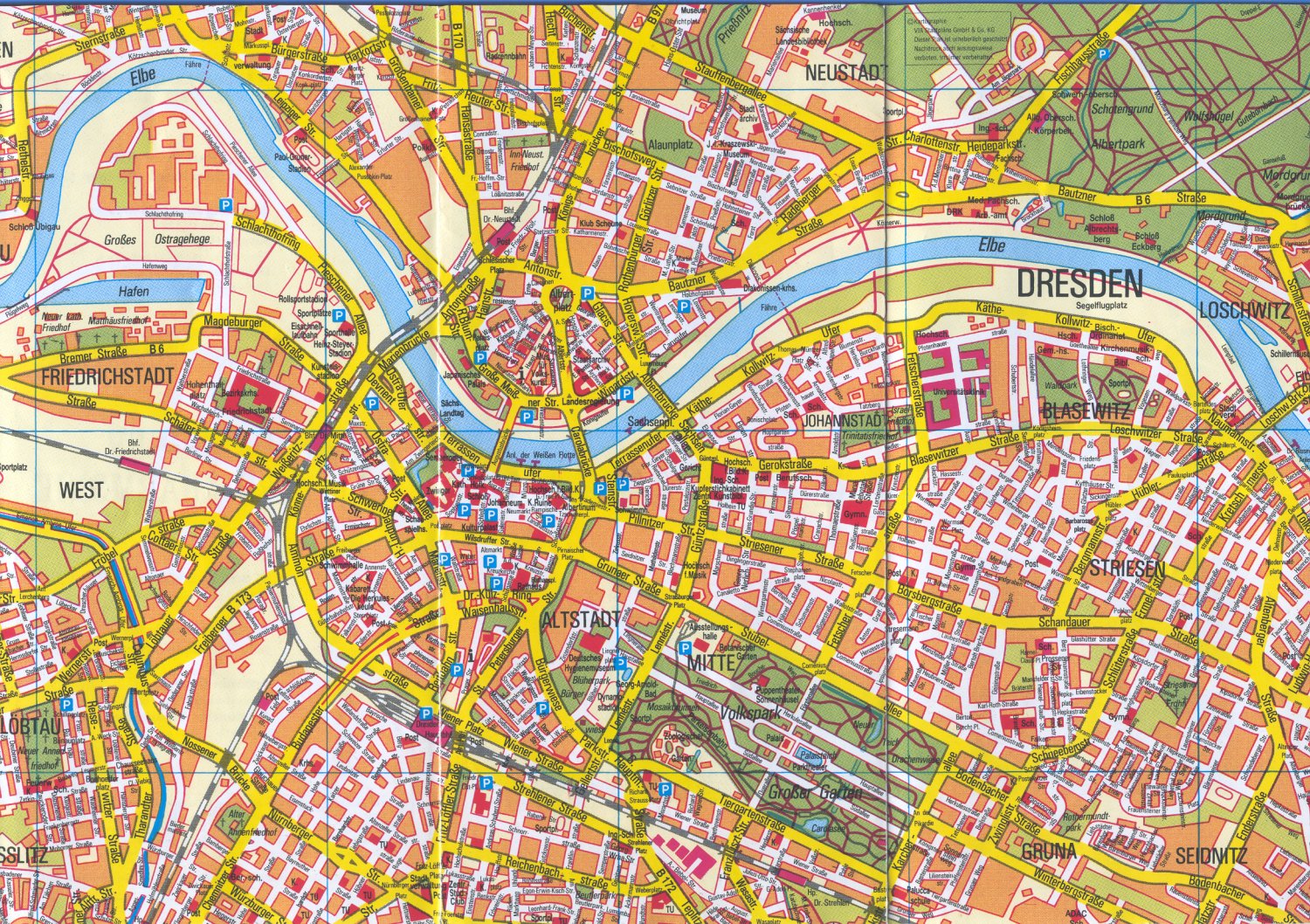 Guide to Bach Tour: Dresden - Maps