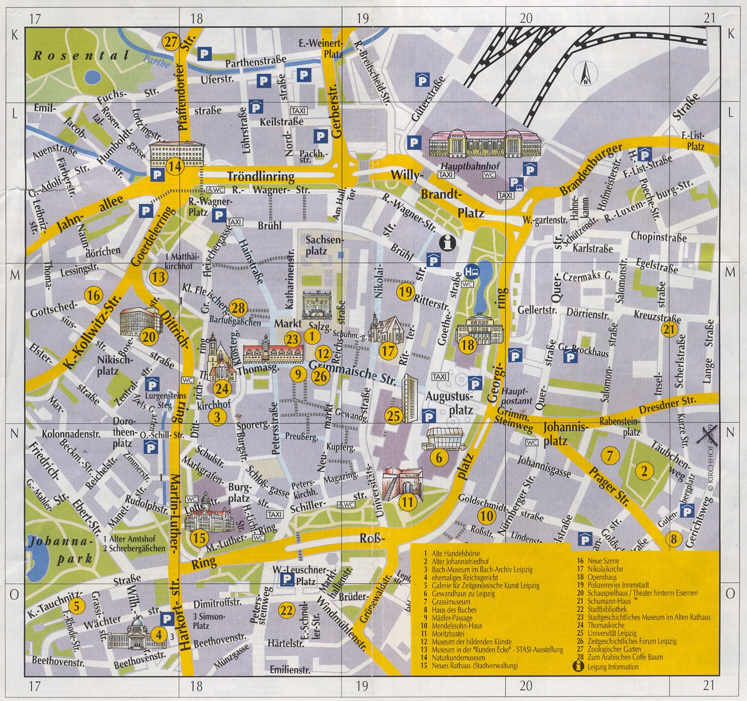 Guide to Bach Tour Leipzig Maps